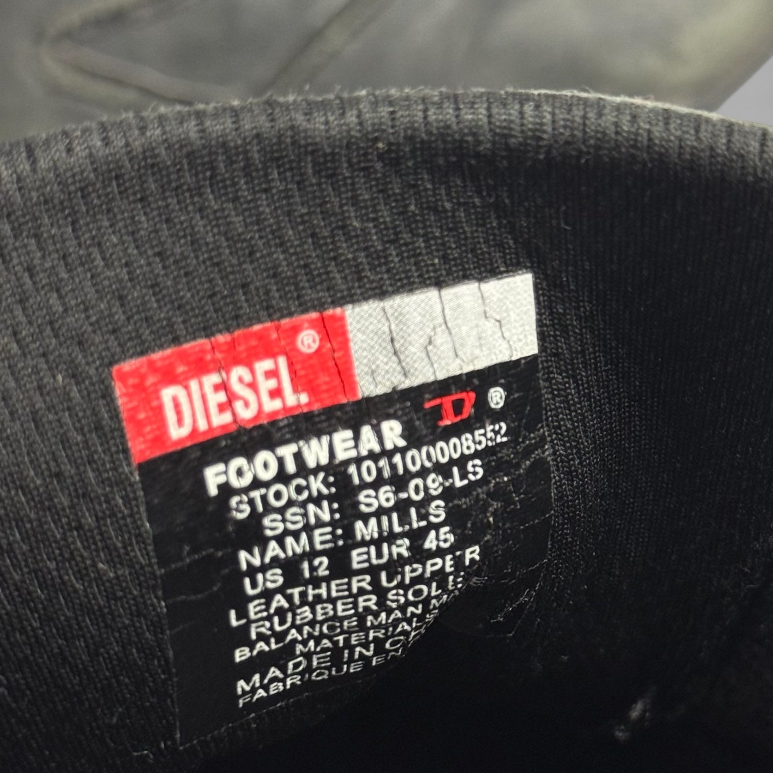 vintage diesel viking sneakers