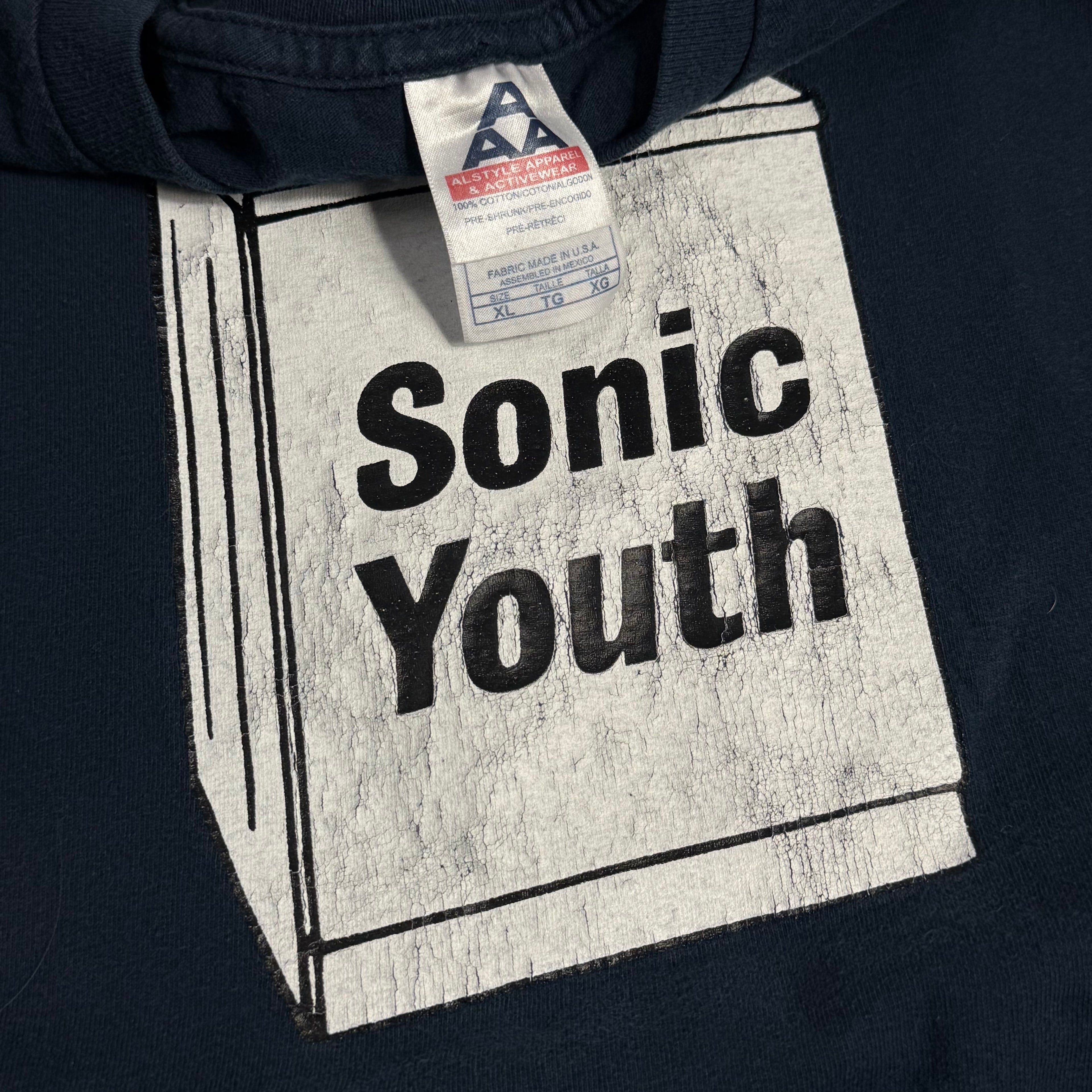 vintage sonic youth washing machine tee