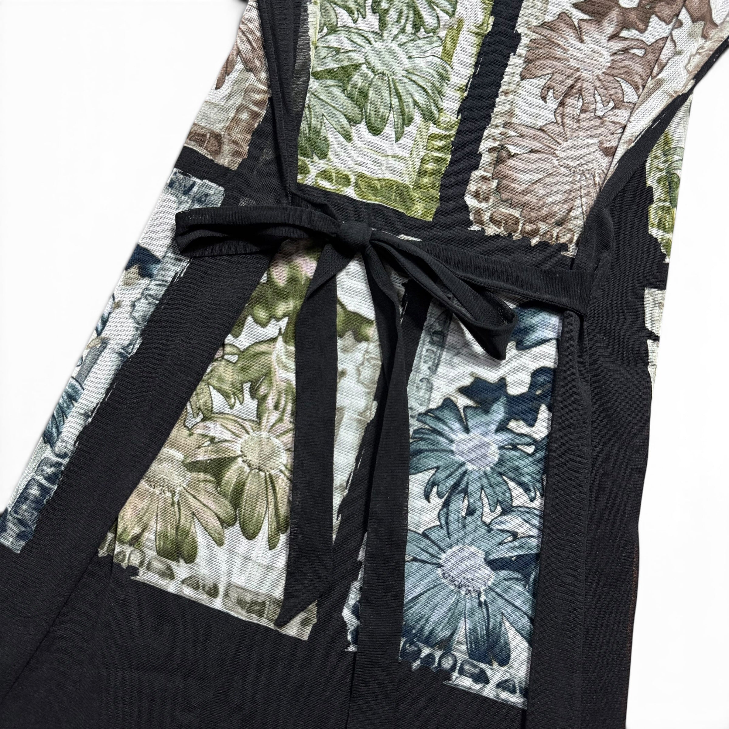 archival jean paul gaultier femme onward kashiyama floral mesh dress