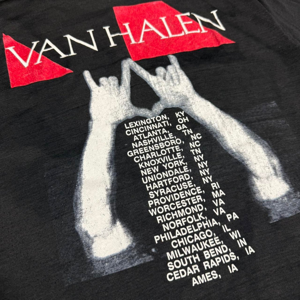 vintage 1988 van halen ou812 tee