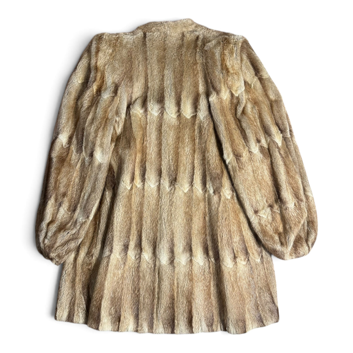 vintage great northern fur co new york muskrat paw coat