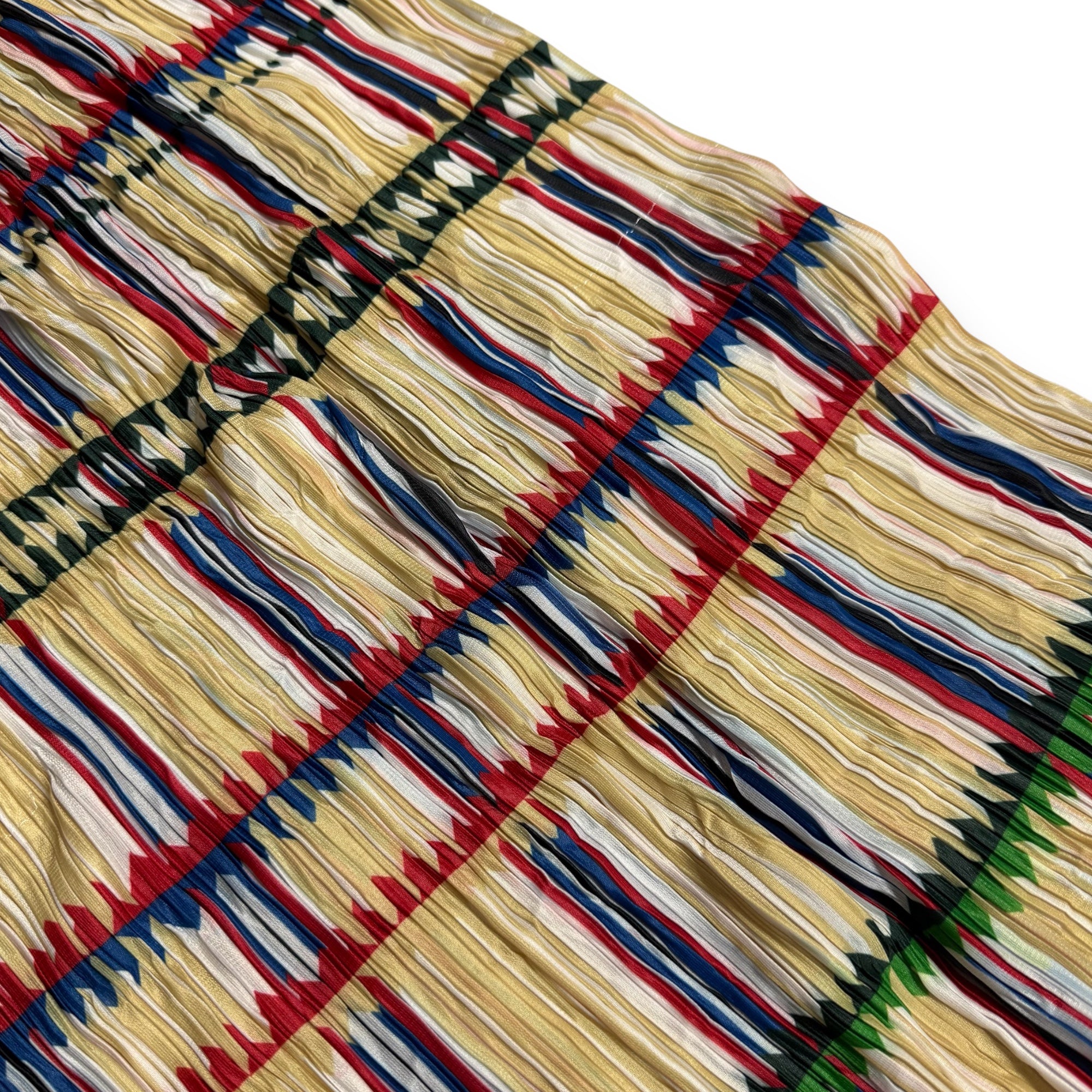 vintage issey miyake pleats please geometric skirt