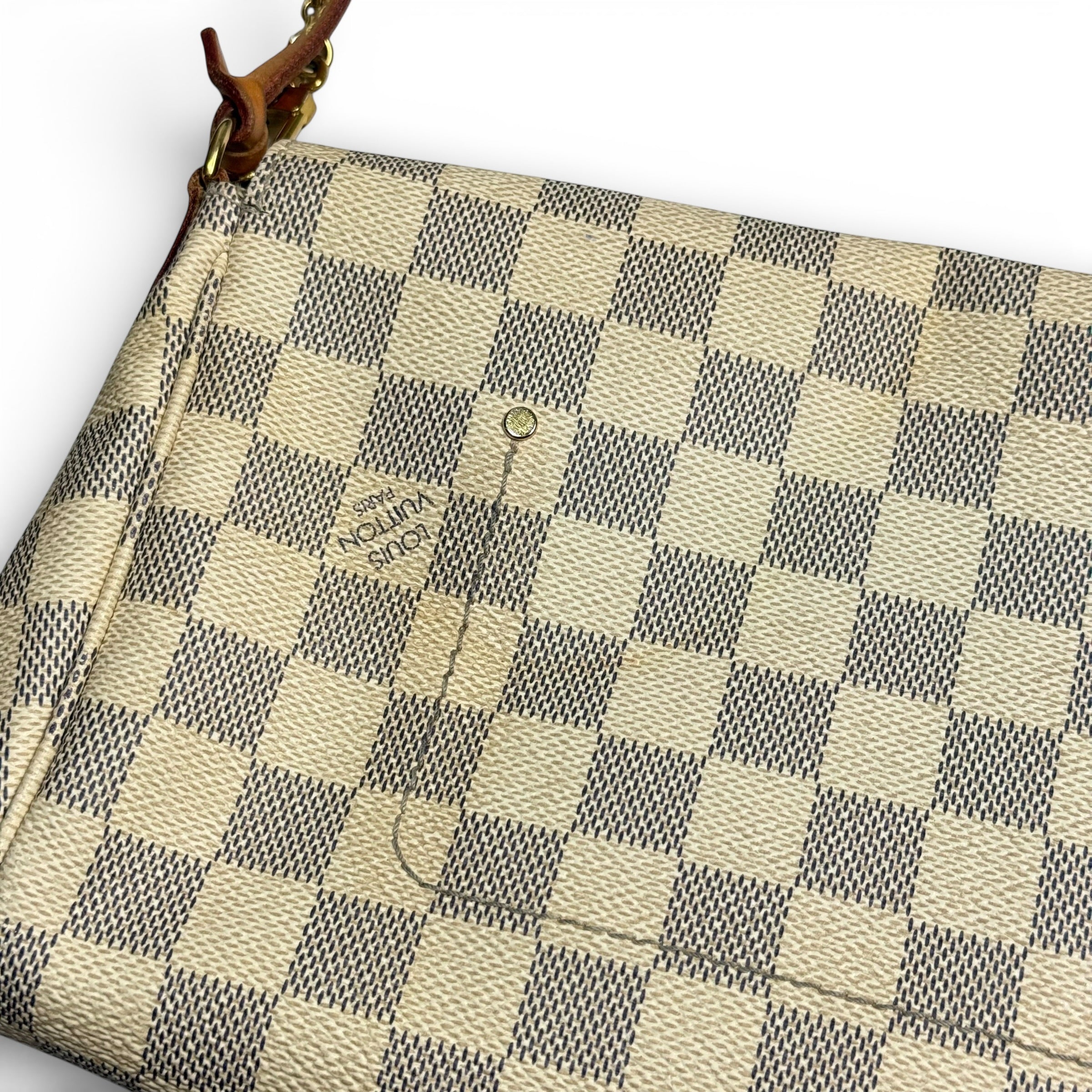 louis vuitton favorite mm damier azur crossbody