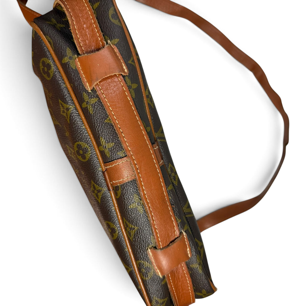 vintage 70s 80s louis vuitton french company monogram danube crossbody bag
