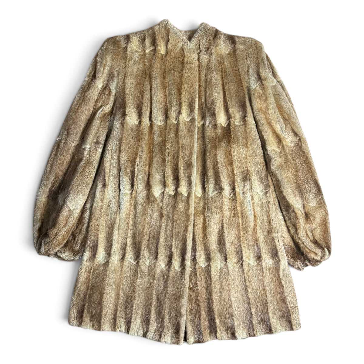 vintage great northern fur co new york muskrat paw coat
