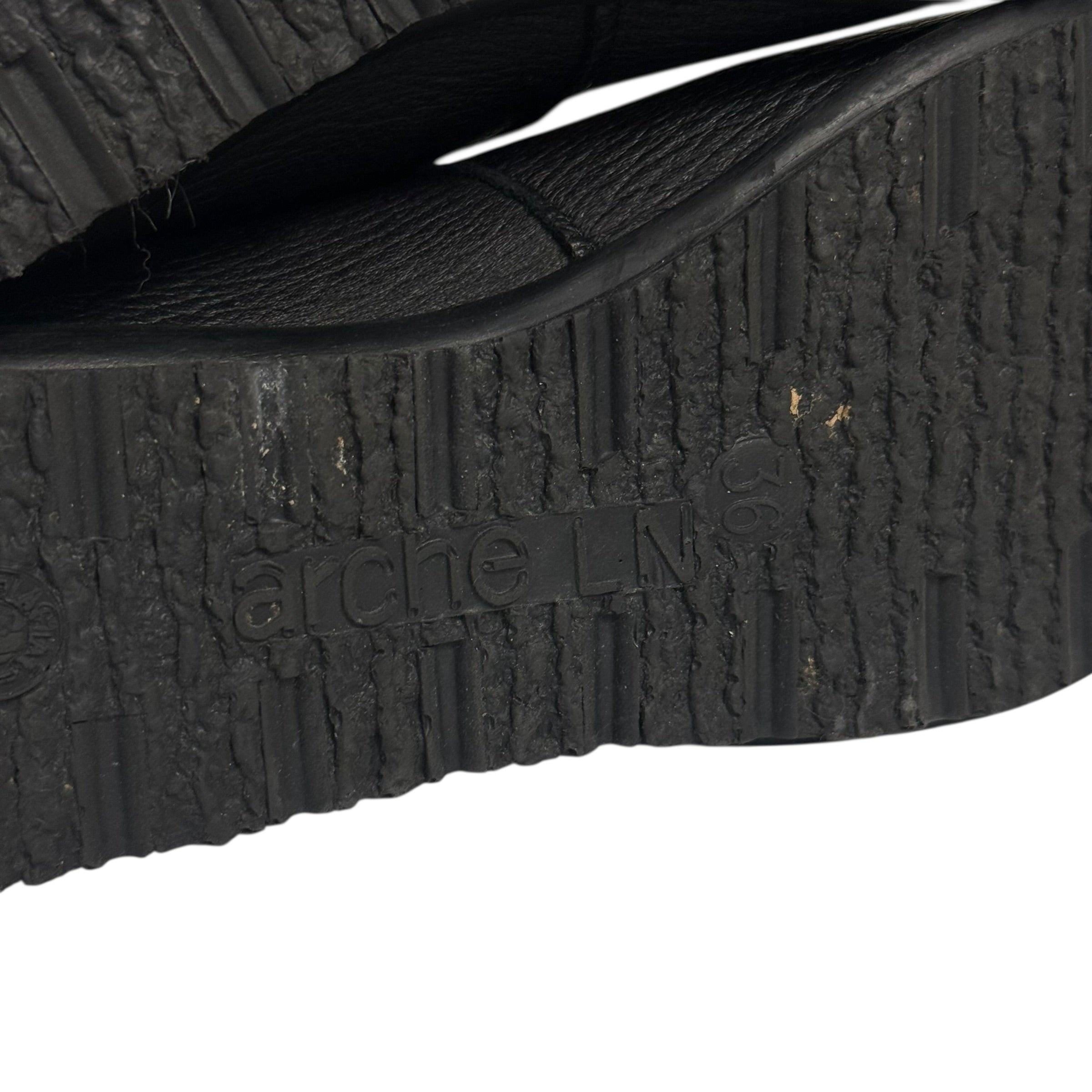 arche baryky soft black deerskin leather boots