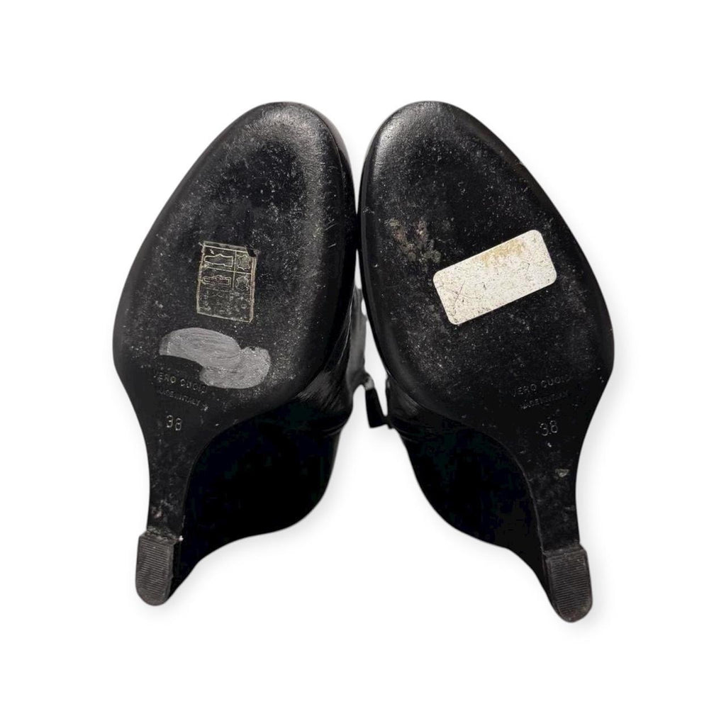 lanvin funky wedge booties