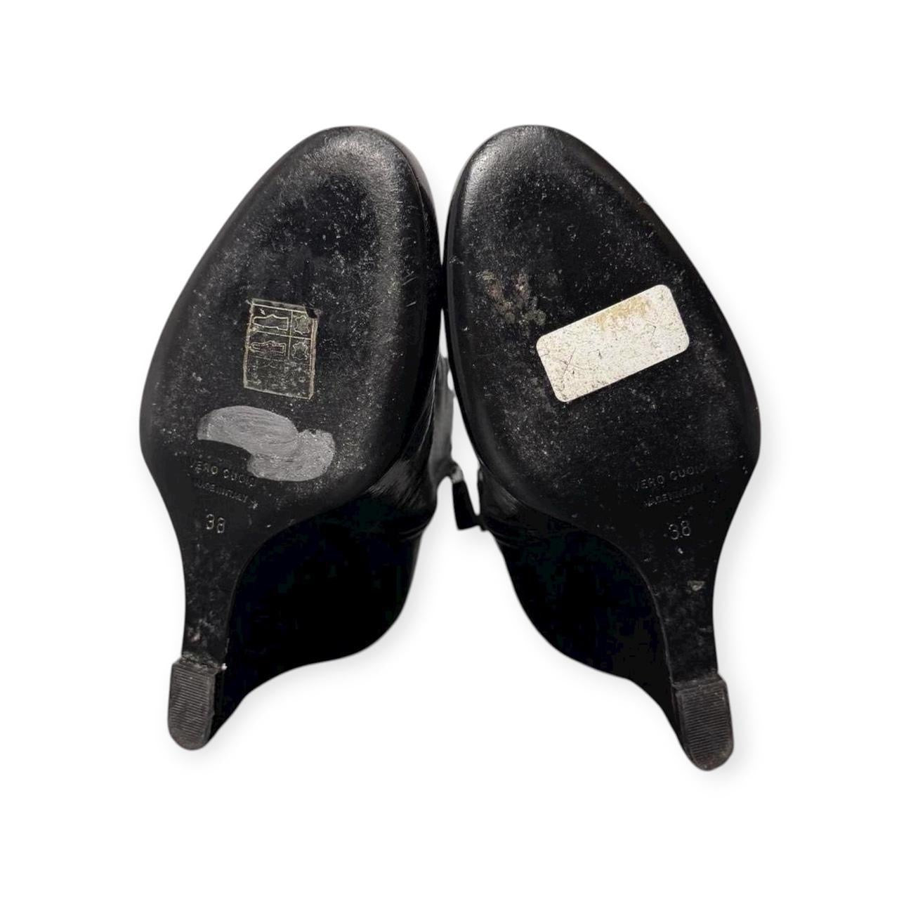 lanvin funky wedge booties