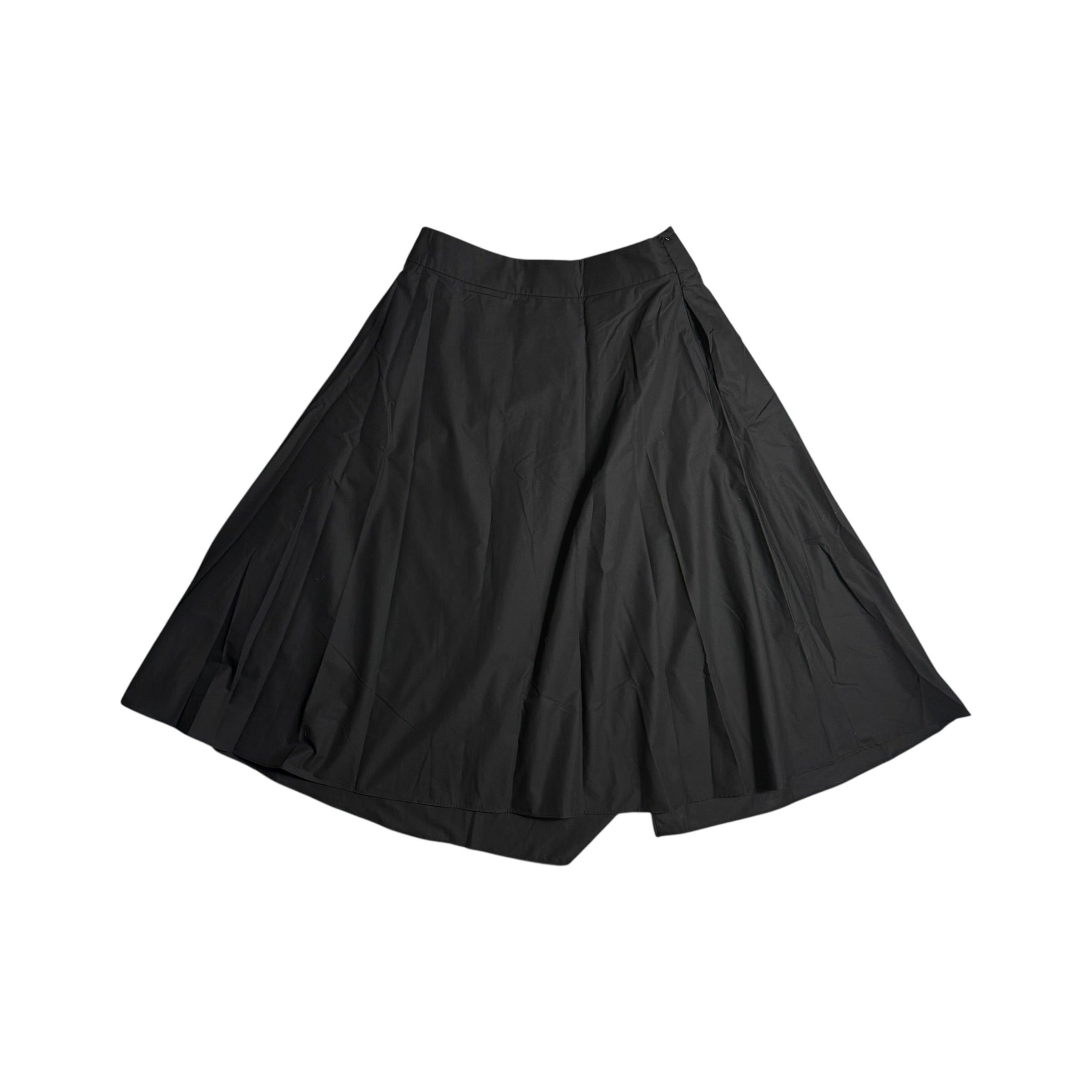 s·deer concept blackasymmetrical buckle skirt
