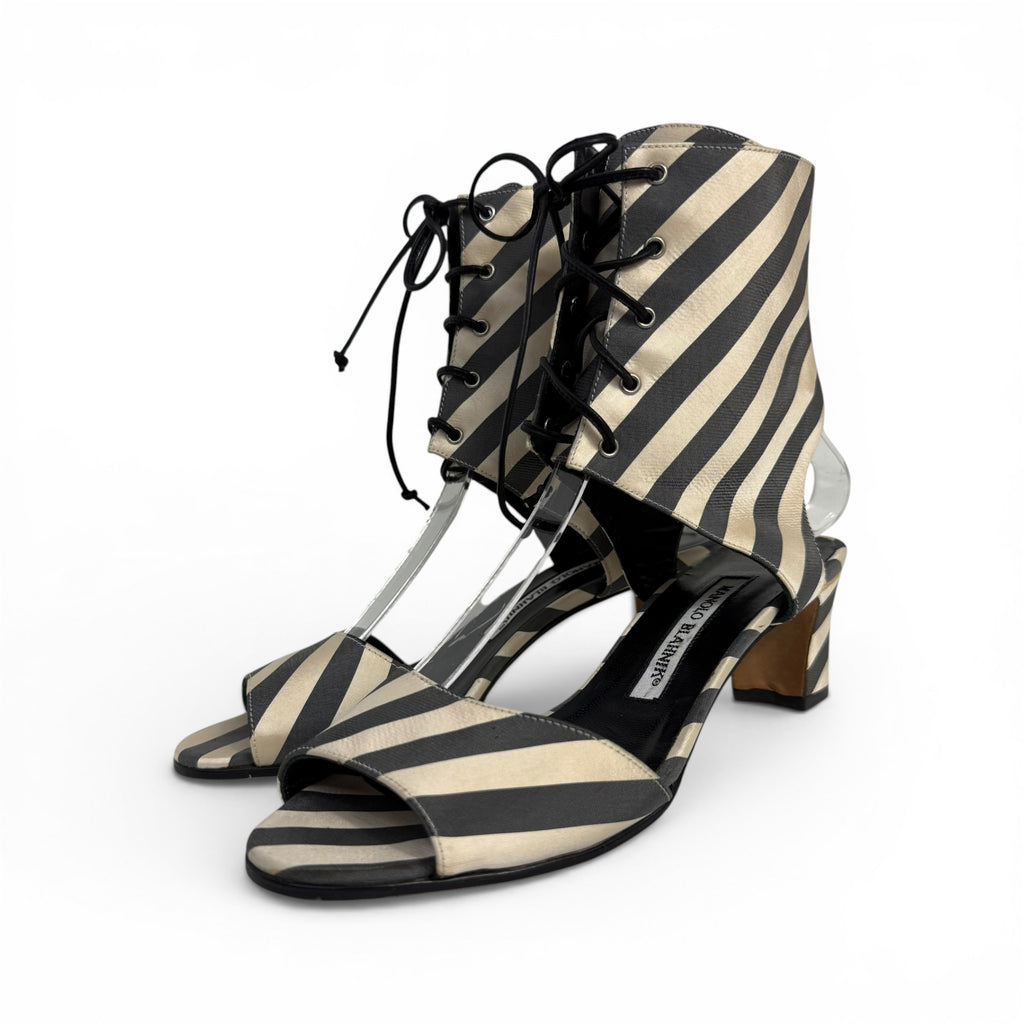 manolo blahnik 40th anniversary anna piaggi sandals